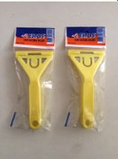 Resim Eltos Araç Cam Kazıma Buz Kazıyıcı Bıçaklı Buz Kazıma Aleti 2adet Sarı 