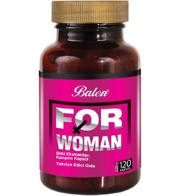 Resim Balen Forwoman Bitki Esktraktları Karışımı Kapsül 620 MG x 120 Adet 
