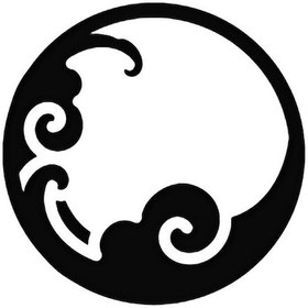 Resim Tutsak Dalgalar Sticker 40 X 40 Cm 