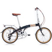 Resim Bianchi New Vintage Katlanır Bisiklet Siyah 