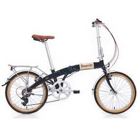 Resim Bianchi New Vintage Katlanır Bisiklet Siyah 
