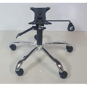 Resim Kamusalmarket Krom Yıldız Ayak+Teker+100 Lük Piston+Çift Kollu Mekanizma 