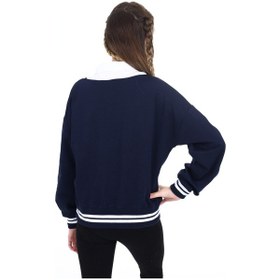 Resim Toontoy Kız Çocuk Okul Sweatshirt Lacivert 