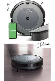 Resim iRobot Roomba Drmz Güçlü Yeni Vaccum Roomba Combo i5 Akıllı Robot Süpürge+Paspas,3 BİN PA+EKSTRA FİLTRE 