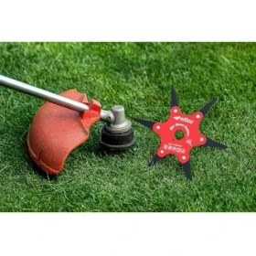 Resim Grains Global Çim Biçme Aparatı, 6 Bıçaklı, Ergonomik, Metal, Bahçe Tırpan Makinesi Ek Parça, CBA250 