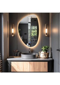 Resim Fracturavision Günışığı Lavabo & Banyo Aynası Dokunmatik Sensörlü 90 X 60 