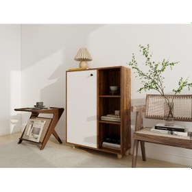 Resim Çok Amaçlı Kitaplık Amalfi-beyaz 