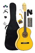 Resim Midex CG-270YLW Sarı Renk Klasik Gitar 4/4 Yetişkin Boy Sap Ayarlı Full Set 