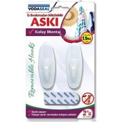 Resim Vodaseal İz Bırakmaz 2 Lİ Oval Askı Hs-09 