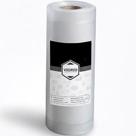 Resim VI'ORIO 5 Metre Tırtıklı Rulo Vakum Poşeti Torbası (SEÇENEKLİ) (20cm) 