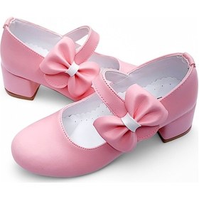 Resim Beebron Ortopedik Topuklu Abiye Kız Çocuk Ayakkabı Soft Series Abiayk2401 Pembe Pembe 