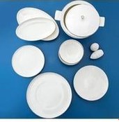 Resim Jumbo Cloud Platin 57 Parça 12 Kişilik Yemek Takımı 