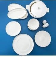 Resim Jumbo Cloud Platin 57 Parça 12 Kişilik Yemek Takımı 