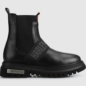 Resim Harley Davidson Black Leather Erkek Bot & Bootie HD1777055703 