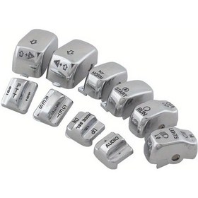 Resim Dream011 10 Adet Krom Motosiklet El Kontrol Anahtar Kapağı Touring Dyna Flhx Fltrx Electra Glide 