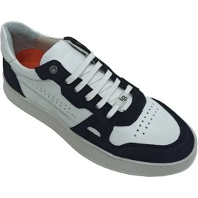 Resim Lucıano Bellini Beyaz Deri Erkek Sneaker Ayakkabı 