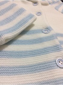 Resim BABYİBO Unisex Bebek Beyaz Hırka Mont Bebek Üst Giyim 