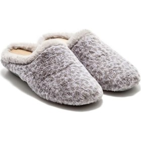 Resim Twigy Leopar Kadın Ev Terliği Gri 36/41 