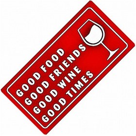 Resim Good Food Yazılı Sök-tak-pratik Vantuzlu Yeni Nesil Dekor Plaka 