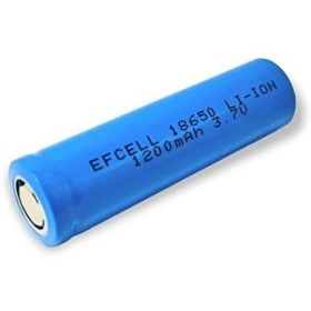 Resim electroon Efcell 18650 1200mah 3.7volt Li-ion Şarjlı Pil Başlıksız 