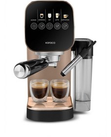 Resim Karaca Mycaffee Barista S20 Entegre Süt Hazneli Otomatik Espresso ve Latte Makinesi Amber 