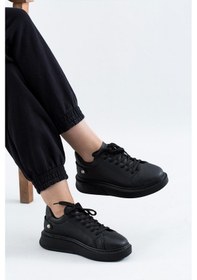 Resim Josie Arka İnci Detaylı Kadın Spor Ayakkabı Siyah-siyah Siyah 