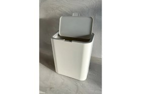 Resim Flip 6 Lt Banyo Mutfak Tezgah Üstü Çöp Kovası, Şık ve Pratik Kullanım 