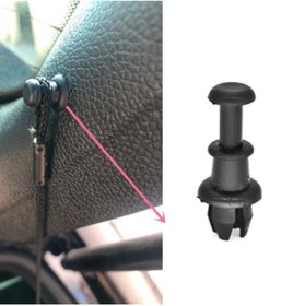 Resim Parça Deponuz Skoda Octavia Bagaj Pandizot Askı Pimi 1m6867574 (1 ADET) 