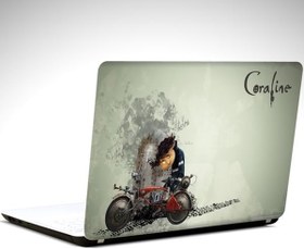 Resim Coraline Laptop Sticker 12 Inch (29X24Cm) 