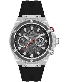 Resim Daniel Klein 46 Mm Kasası Gümüş Kordonu Siyah Renk İç Göstergeleri Aktif Erkek Kol Saati 