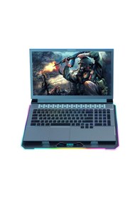 Resim Aero Storm V15 Rgb 15 Fanlı 10 Rgb Modlu 9-17.3'' Notebook Soğutucu Stand Laptop Soğutucu 