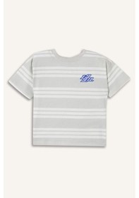 Resim Defacto Regular Fıt Kısa Kollu Gri Tişört Erkek Bebek H4799a526smgn220 Yeşil-gn220 