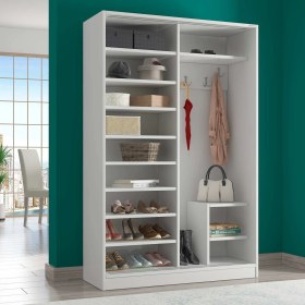 Resim Abre VM-300 Beyaz Portmanto Vestiyer Ayakkabılık 