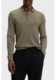 Resim Boss Erkek Polo Yaka Kazak 50476357 245 Haki Haki 