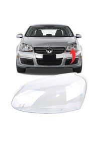 Resim Genel Markalar Volkswagen Golf Uyumlu 5 Sol Far Camı 2004-2009 