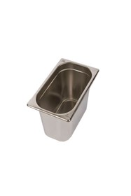 Resim Natsan Paslanmaz Çelik Gastronom/gastronorm Küvet Gn 1/3-200 (32,5 X 17,6 X 20 CM) 