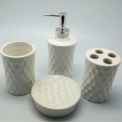 Resim Sarsam 3004 4 parça Seramik Banyo Seti 