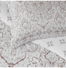 Resim Taç Cassandra Saten Çift Kişilik Nevresim Takımı Gri 000000001000049260 Gri 