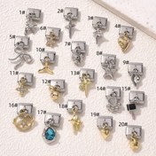 Resim 1 adet 304 Paslanmaz Çelik Yıldız Damlası ruj İtalyan modül montaj bilezik çıkarma DIY takı yapımı aksesuarları 
