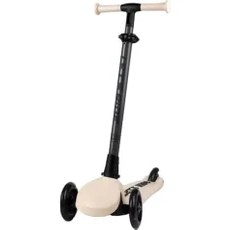 Resim Let's Be Child Let's Ride 3 Tekerlekli Katlanabilir Işıklı Scooter Bej 