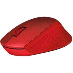 Resim Logıtech M330 Sessiz Kablosuz Usb Optik Mouse Kırmızı 910-004911 