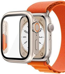 Resim Microsonic Apple Watch Series 6 44mm için Kılıf Apple Watch Ultra Dönüştürücü Ekran Koruyucu Kasa Yıldız Işığı [Watch Series 6 44mm ile Uyumlu Kılıf - Yıldız Işığı] 