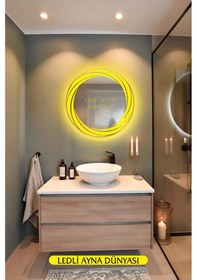 Resim 80 Cm Günışığı Aydınlatmalı Banyo Aynası Net Görüş Günışığı 80 Cm Diğer 