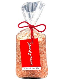 Resim Tuzcu Ahmet 1 KG İri Taneli Pembe Doğal Himalaya Kaya Tuzu 