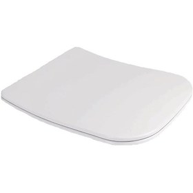 Resim T - may Gökçe Kare Yavaş Kapanan Amortisörlü Klozet Kapağı Soft Clo 