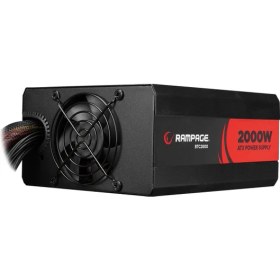Resim Rampage BTC2000 Real 2000W 16* Pcıe VGA Soket 14CM+8CM 2* Fanlı Bitcoin Power Supply 