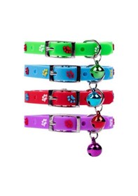 Resim Ayarlanabilir Silikon Kedi Tasması 