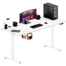 Resim Adore Gaming Elevator- x Yükseklik Ayarlı Oyuncu Masası - Beyaz 160 x 72-117 x 75 cm 