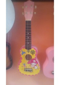 Resim Gonzales Ön Yüzü Grafi Resim Baskılı 4 Telli Ukulele Gitar 