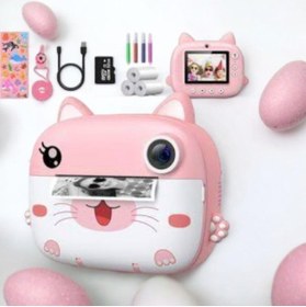 Resim UCUZTEKNO Küçük Kaşifler İçin Çift Kameralı Çocuk Fotoğraf Makinesi - Yüksek Çözünürlük 